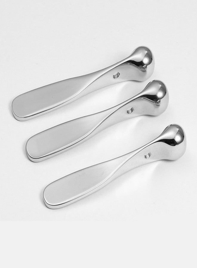 LINYUEARUI 4pcs Metal Eye Cream Massage Stick Tool for Face Cream Applicator,Makeup spatula, eye cream applicator, eye massage tool, eye cream applicator, eye massage tool. - Image 4